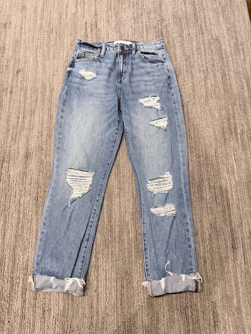 Hidden Light Blue Distressed Women's Jeans